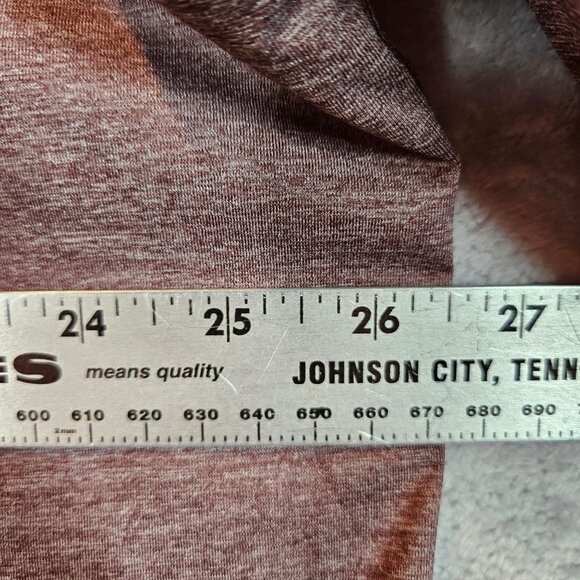 Duluth Trading Co Mens XL Polo Shirt Brown Heather Moisture Wicking golf office - Picture 3 of 13